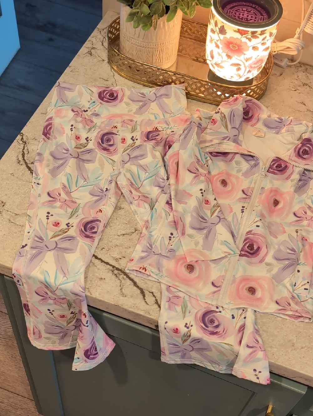 Brand New Toddler Girls Active Set
